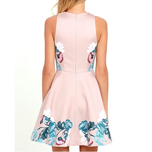 NWT Keepsake the Label | The Other Side Floral Mini Skater Dress Size Large - Picture 7 of 11